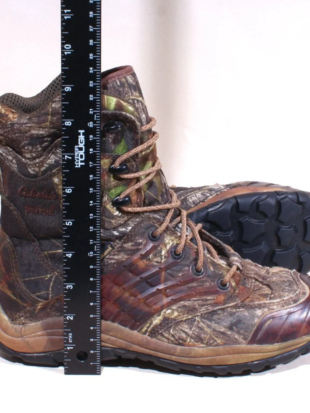 Mens Cabelas Hunting Boots Size 8.5 Ultra Dry-Plus Insulated Camo Hiking Boot